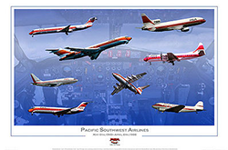 Designed by two former PSA pilots, this poster measures 24"x36" and can be considered a genuine 'Fine Art' print. Printed by Dual Graphics, the same ...